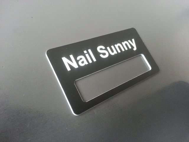 бейджик пластиковый с окошком